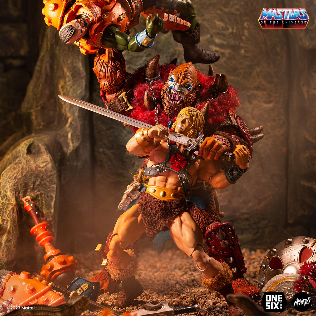 Masters of the Universe Beast Man 1/6 Scale Collectible Action Figure - Timed Limited Edition - Perfect for Display, Gifts, and He-Man Fans Collection