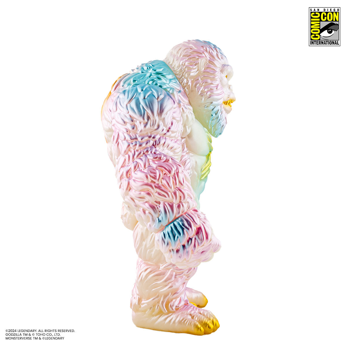 Godzilla vs Kong: The New Empire Kong Soft Vinyl Collectible Figure - Cherry Blossom Glow in The Dark Edition - Perfect for Movie Fans, Anime Collectors & Home Decor Display