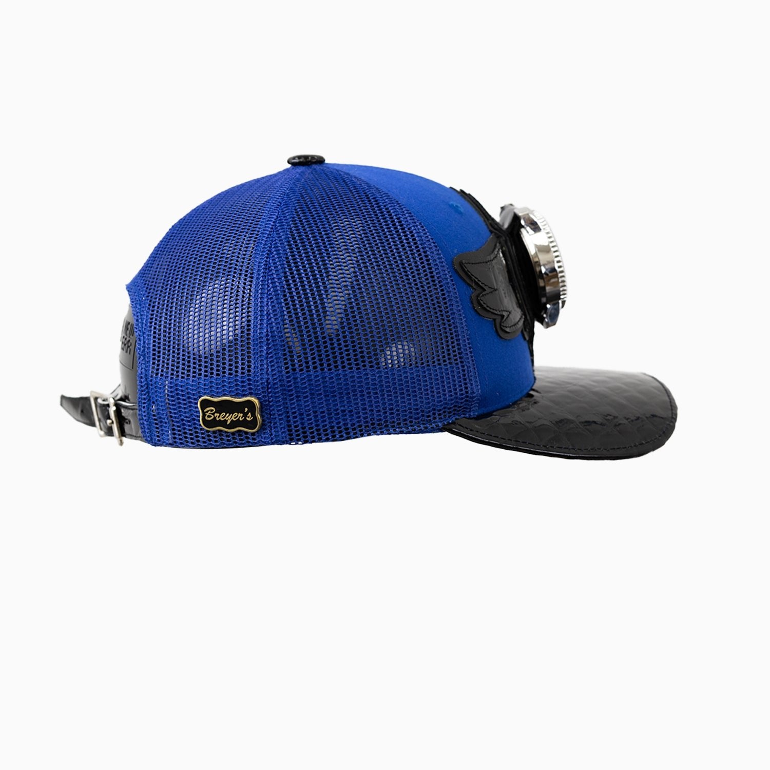 Breyer's Buck 50 Wool Trucker Hat with Leather Visor - Classic Wool Baseball Cap for Men & Women - Perfect for Outdoor Activities, Hiking, and Casual Wear