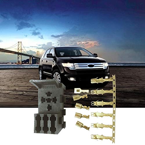 Heavy Duty 4 & 5 Pin Relay Kit with ATO Fuse Base for Car, RV, Yacht - Black Fuse Holder Socket Box - Perfect for Automotive Electrical Systems, Marine Applications & Vehicle Upgrades