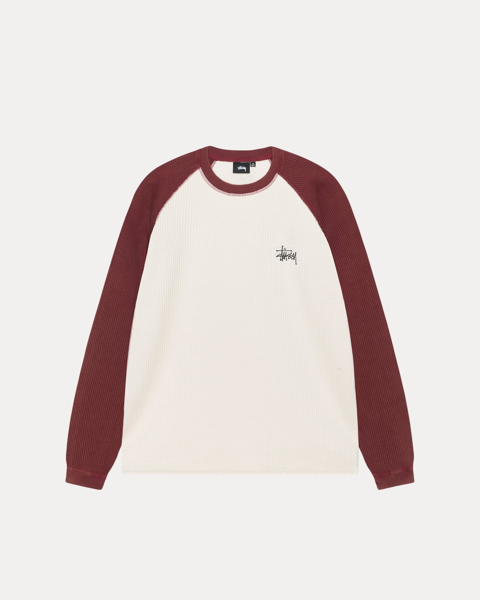 Stüssy Thermal 2-Tone Long Sleeve Shirt for Men | Streetwear Fashion | Perfect for Casual Wear & Layering in Cool Weather