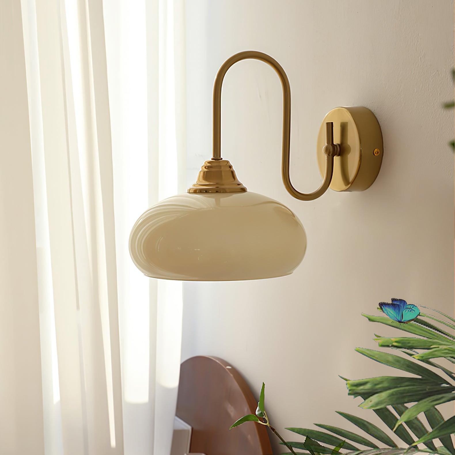 Nova Modern Glass Wall Light - Sleek LED Sconce for Bedroom, Living Room & Hallway Lighting - Energy Efficient Home Decor