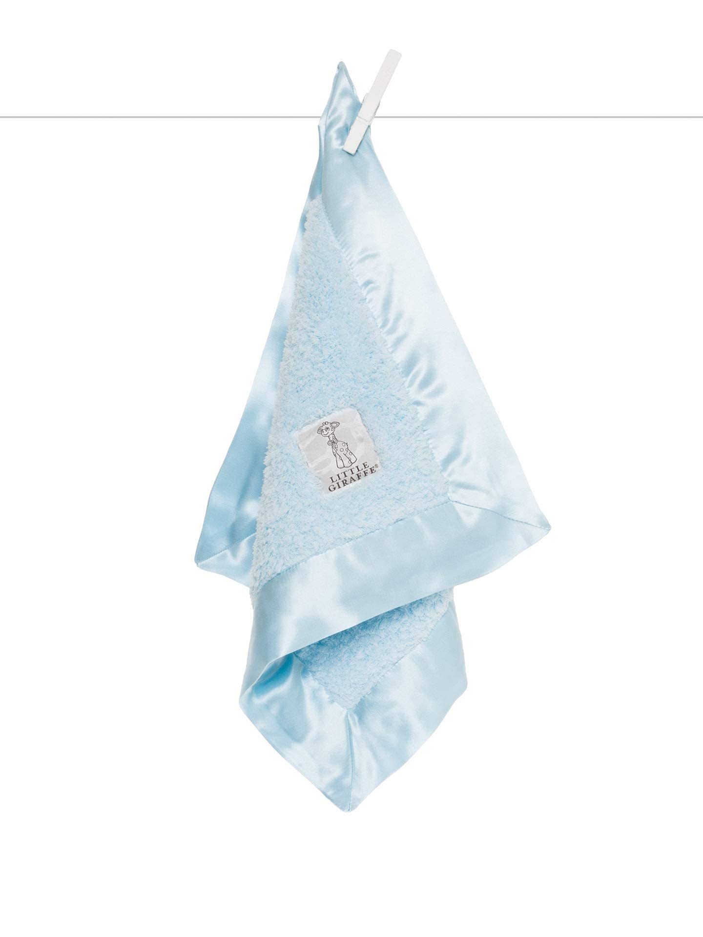 Soft Baby Stroller Blanket for Newborns - Cozy 17x17 Inch Blue Blanket - Perfect Baby Shower Gift & Essential for Strollers, Car Seats, and Cribs