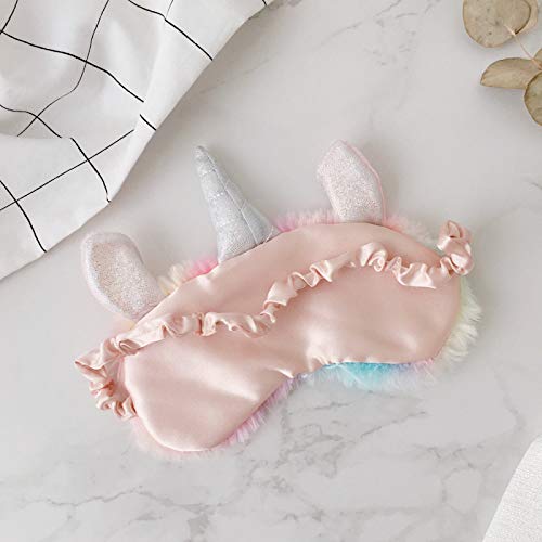 Cute Cartoon Animal Sleeping Mask for Women & Kids - Soft Blindfold Eye Cover for Better Sleep, Travel & Relaxation