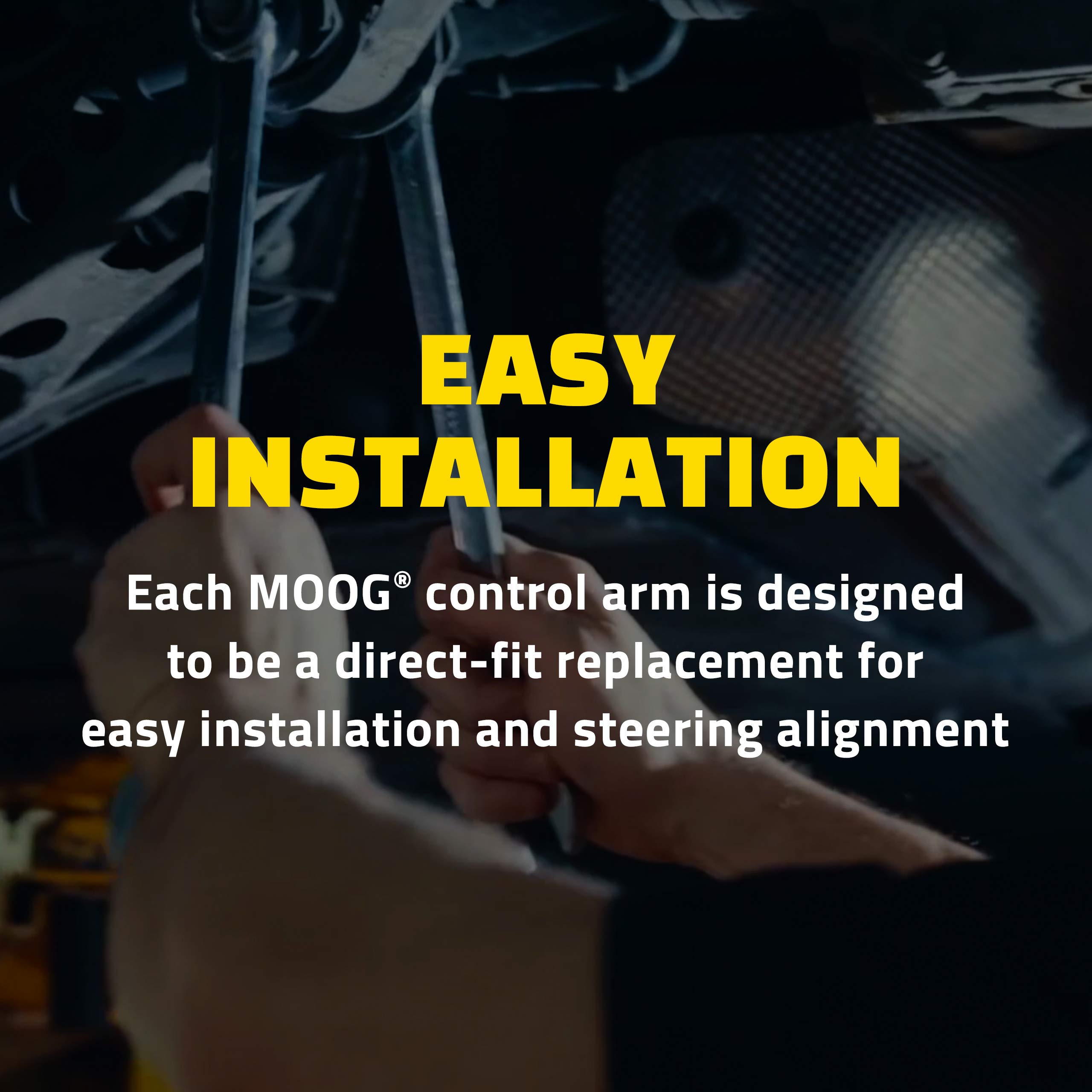 MOOG RK623299 Front Right Lower Suspension Control Arm with Ball Joint Assembly - Compatible with Chevrolet Silverado 1500 (2007-2018) | Durable Replacement Part for Smooth Ride & Off-Road Performance