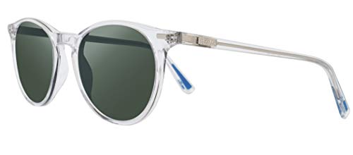 Crystal Frame With Smokey Green Lens