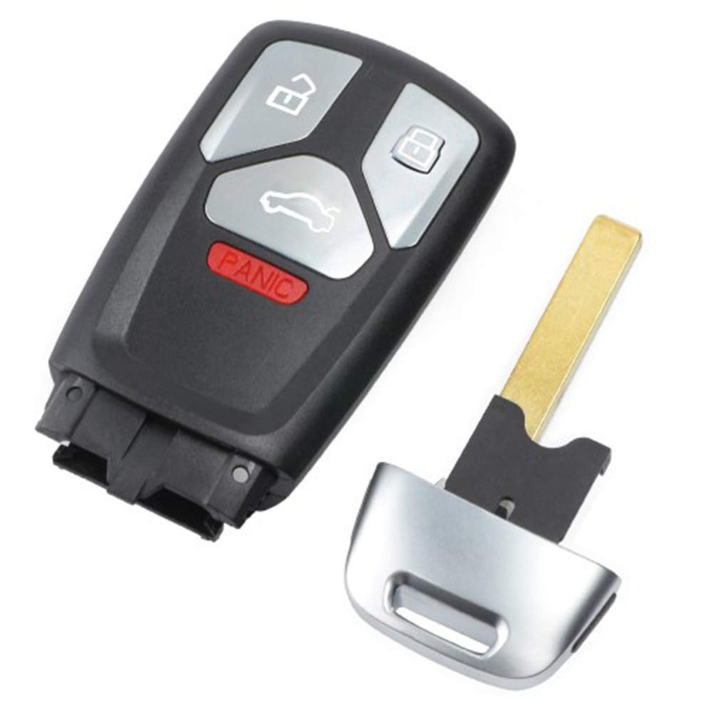 2017-Up Audi A4 A5 Q7 & 2016-Up TT Smart Remote Keyless Entry Fob 315MHz (FCC: 4M0 959 754 AK/AQ/AF) - Replacement Car Key for Easy Lock/Unlock & Trunk Access