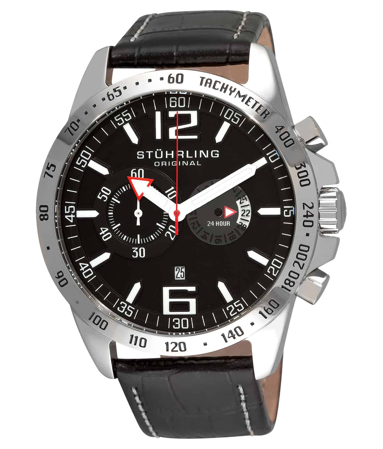 Concorso Laureate 210B 48mm Chronograph Men's Watch - Luxury Stainless Steel Analog Chronograph for Business, Formal & Casual Wear