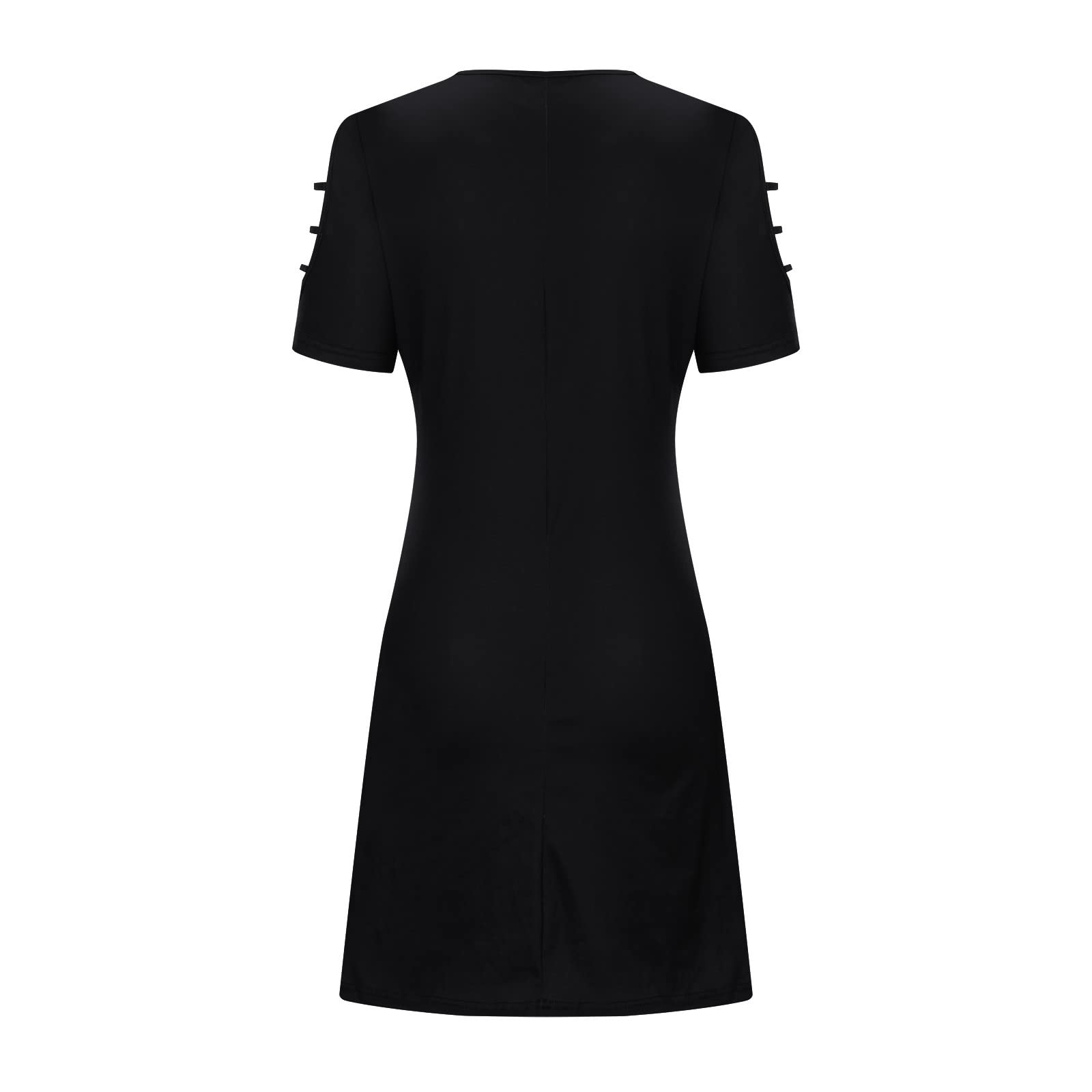 Women's Floral Print Cold Shoulder Summer Dress 2022 - Casual A-Line Boho T-Shirt Midi Sundress for Spring & Beach Vacations
