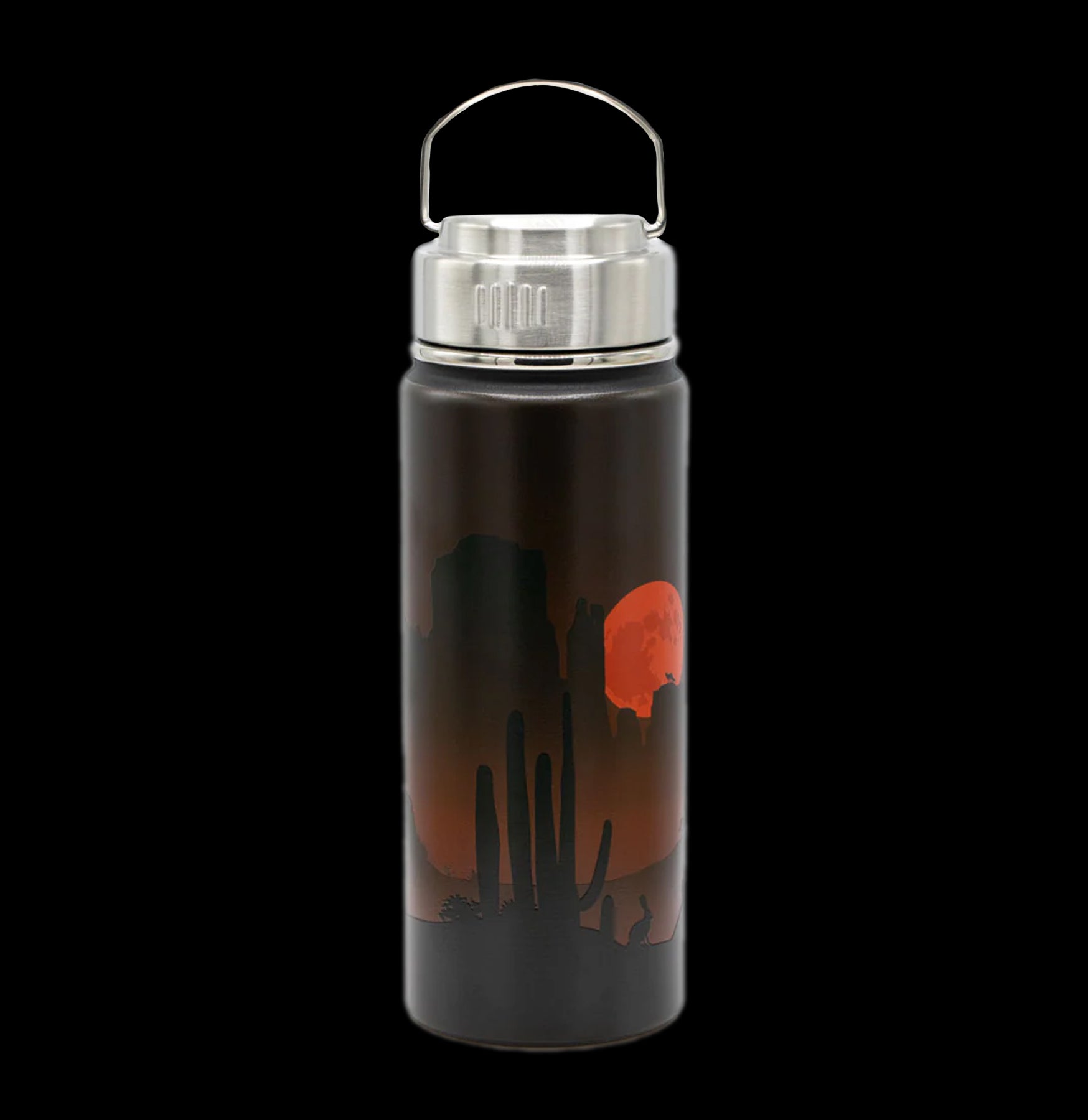 Premium Stainless Steel Vacuum Insulated Moon Flask - Keeps Drinks Hot/Cold for 24 Hours - Perfect for Hiking, Camping & Outdoor Adventures