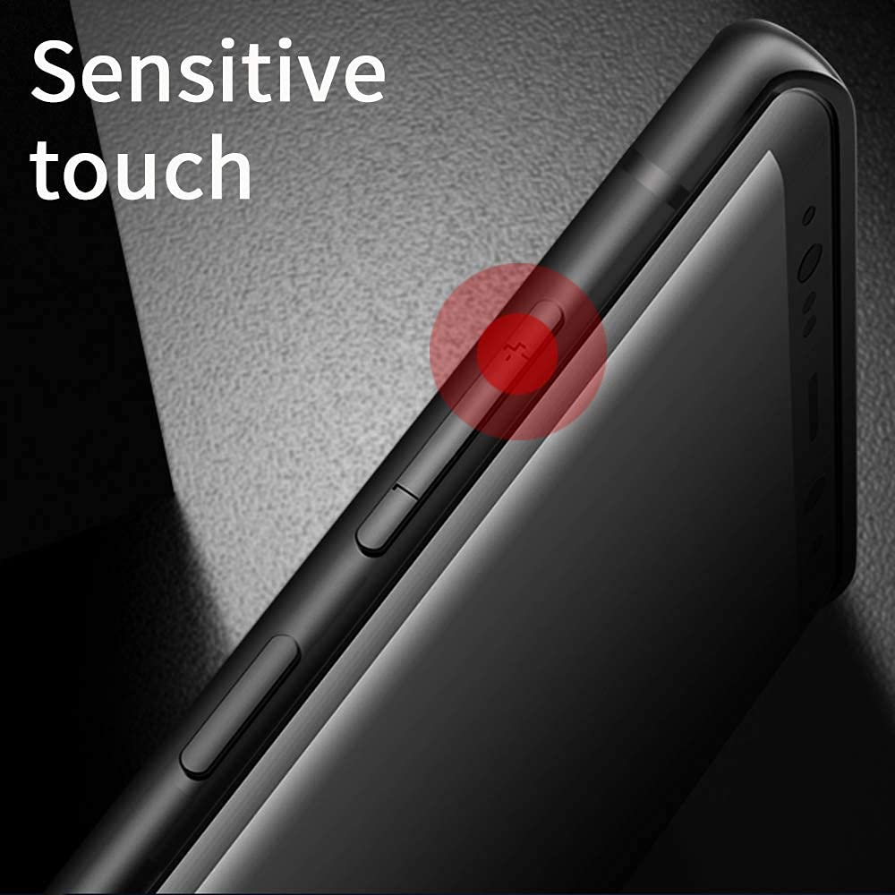 Slim Flexible TPU Case for Samsung Galaxy Note 8 - Ultra Thin Soft Silicone Protective Cover with Anti-Scratch & Shockproof Design - Matte Black - Perfect for Daily Use, Travel and Office Protection