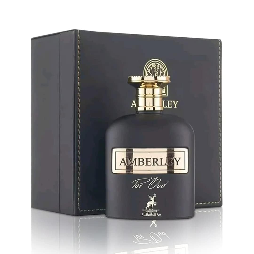 Maison Alhambra Amberley Pure Oud Unisex Perfume - 3.4 oz Eau de Parfum Spray | Long-Lasting Luxury Fragrance for Men & Women | Perfect for Date Night, Special Occasions & Daily Wear