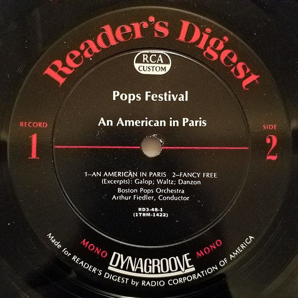 Arthur Fiedler & Boston Pops Orchestra - Pops Festival (10 LP Vinyl Box Set, Compilation, Mono, Near Mint or Mint Condition) - Perfect for Classical Music Collectors & Vinyl Enthusiasts