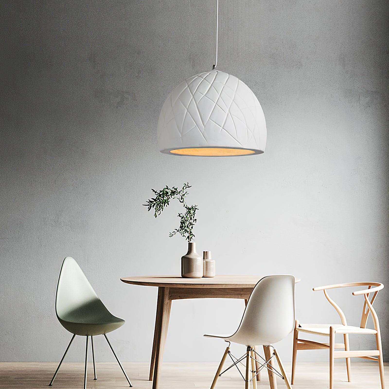Modern Malva Pendant Light - Elegant Glass Ceiling Hanging Lamp for Dining Room, Kitchen Island & Bedroom Lighting - Dimmable Vintage Industrial Style Fixture