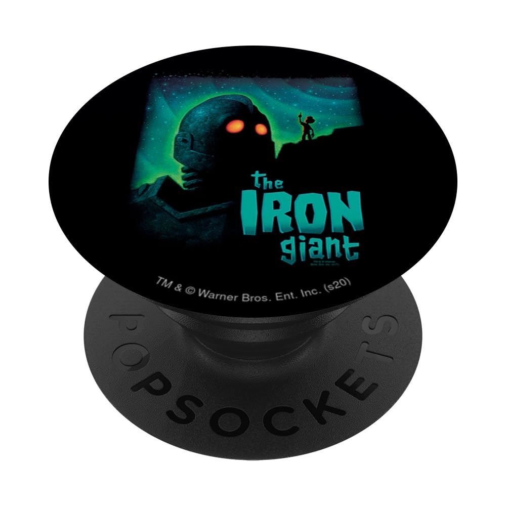The Iron Giant Look to the Stars PopSockets Standard PopGrip - Swappable Phone Grip & Stand for Phones, Tablets - Perfect for Movie Fans, Collectors & Everyday Use