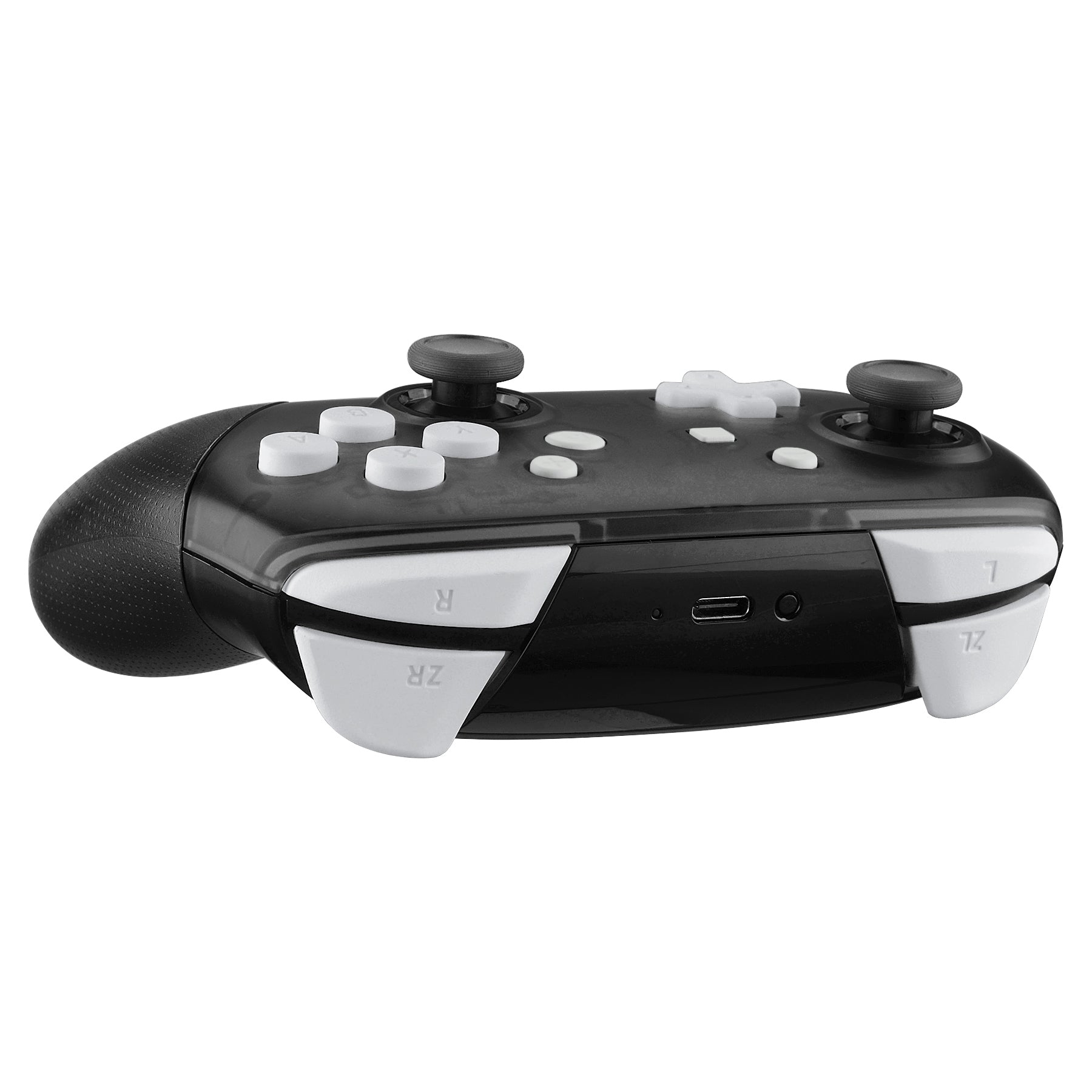 eXtremeRate DIY Replacement Full Set Buttons for Nintendo Switch Pro Controller - White (KRP306) | Customize Your Gaming Experience for Enhanced Performance