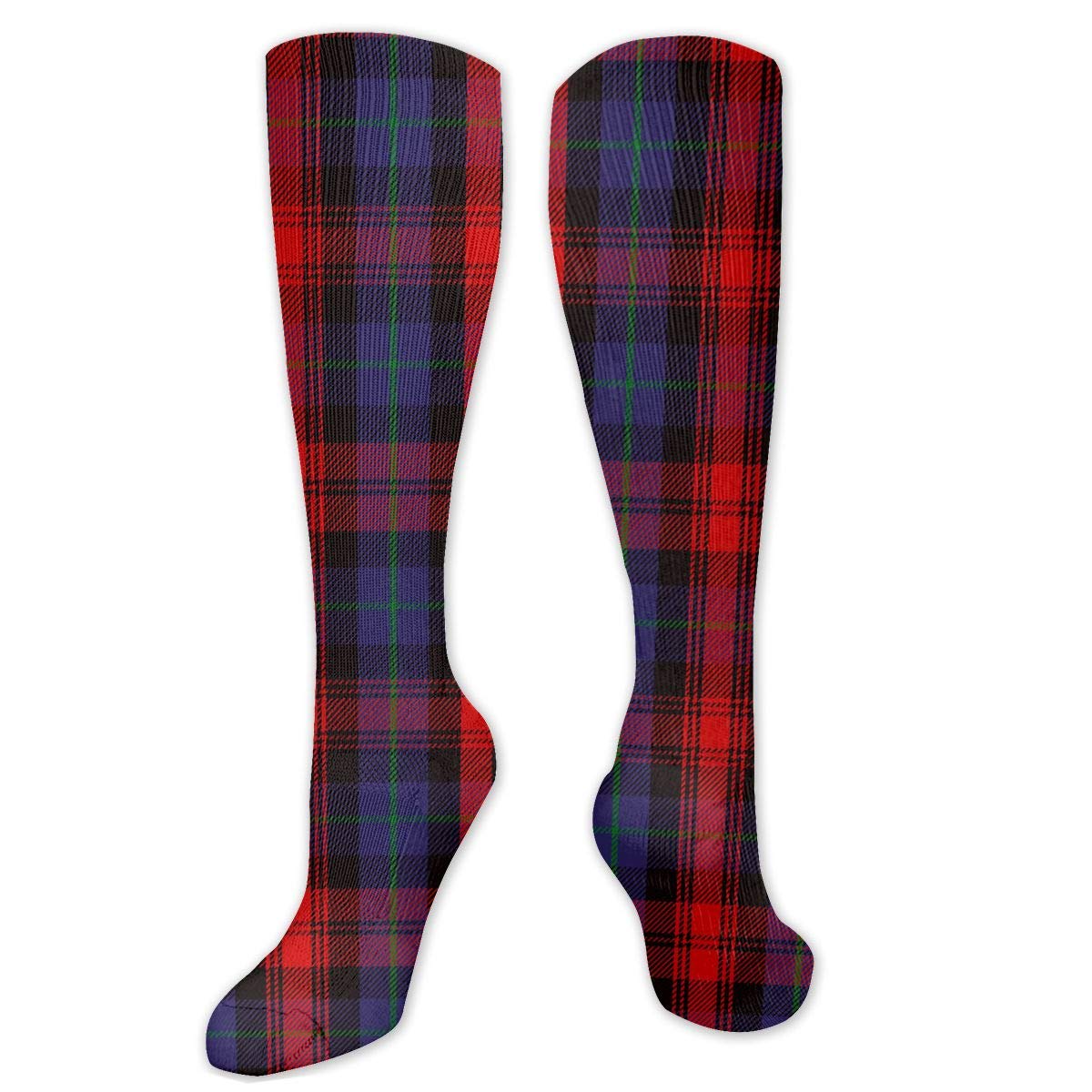 Clan MacLachlan Tartan Print Compression Socks for Women & Men - Knee High Support Socks for Running, Hiking & Travel - Scottish Plaid Design for Sports & Everyday Wear