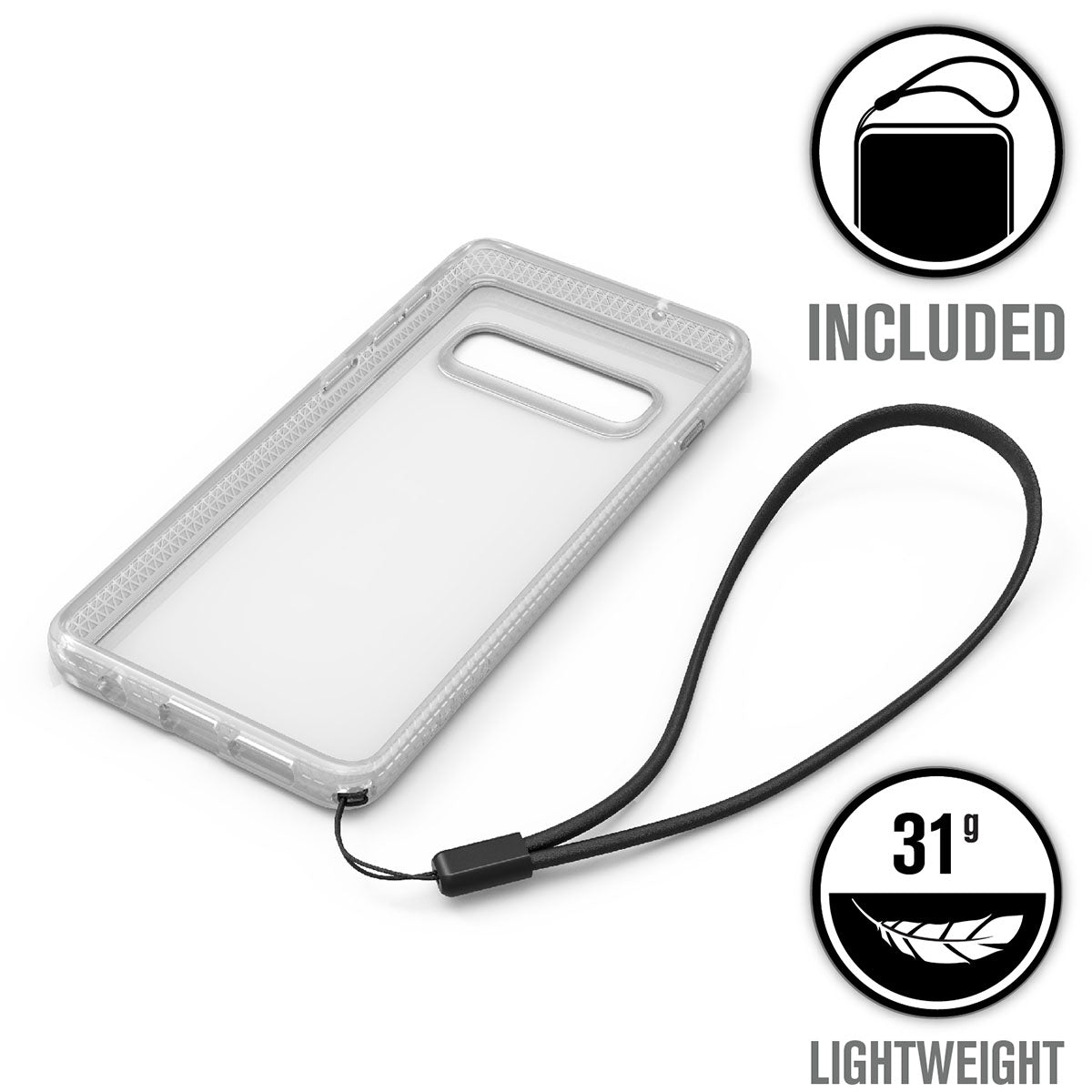 Samsung Galaxy S10 Shockproof Case - Heavy Duty Impact Protection Phone Cover for Galaxy S10 - Perfect for Outdoor, Travel & Everyday Use