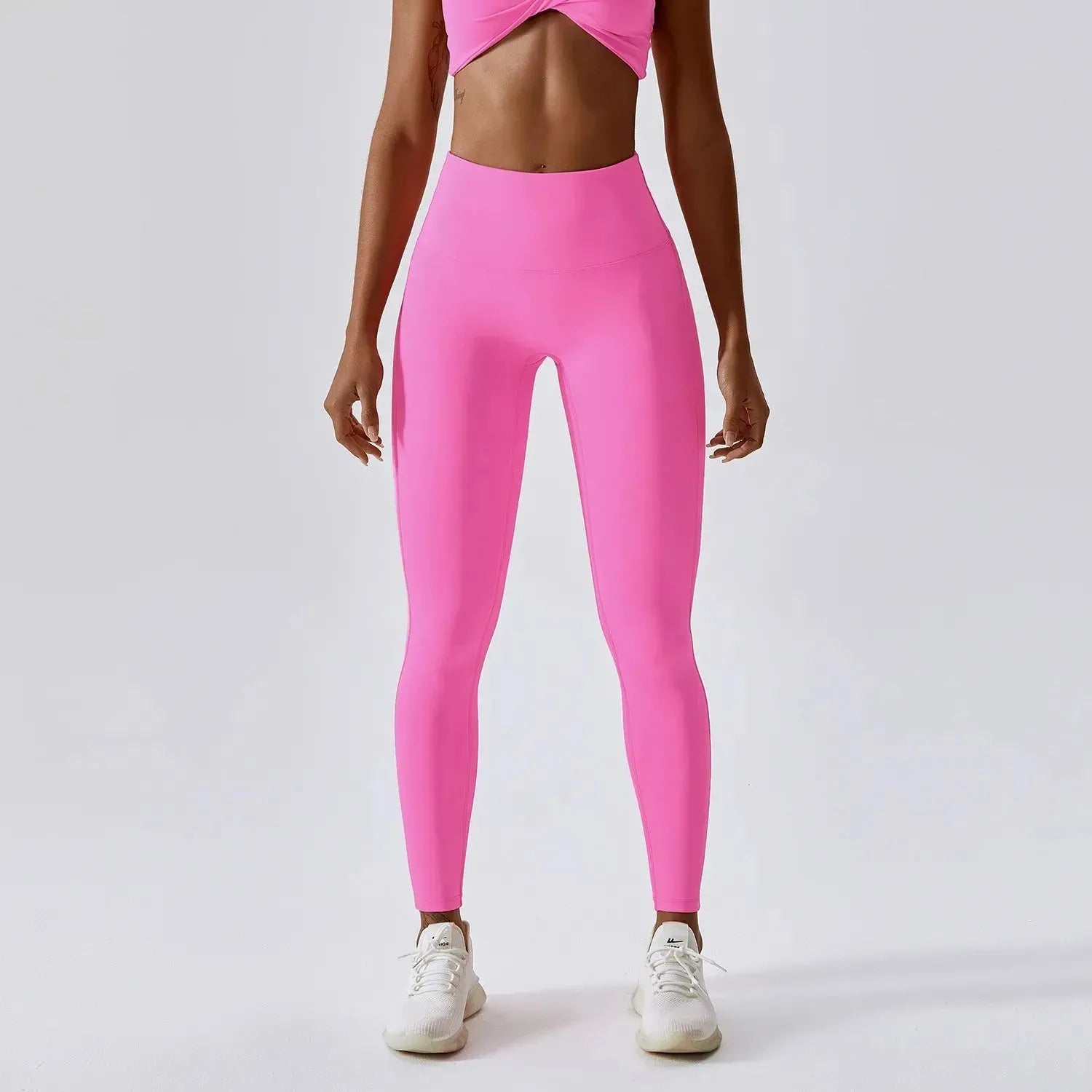 Women's High Waist Yoga Pants - Nude Feeling Running & Gym Workout Leggings - Breathable Quick Dry Butt Lifting Fitness Pants for Yoga, Running & Active Lifestyle