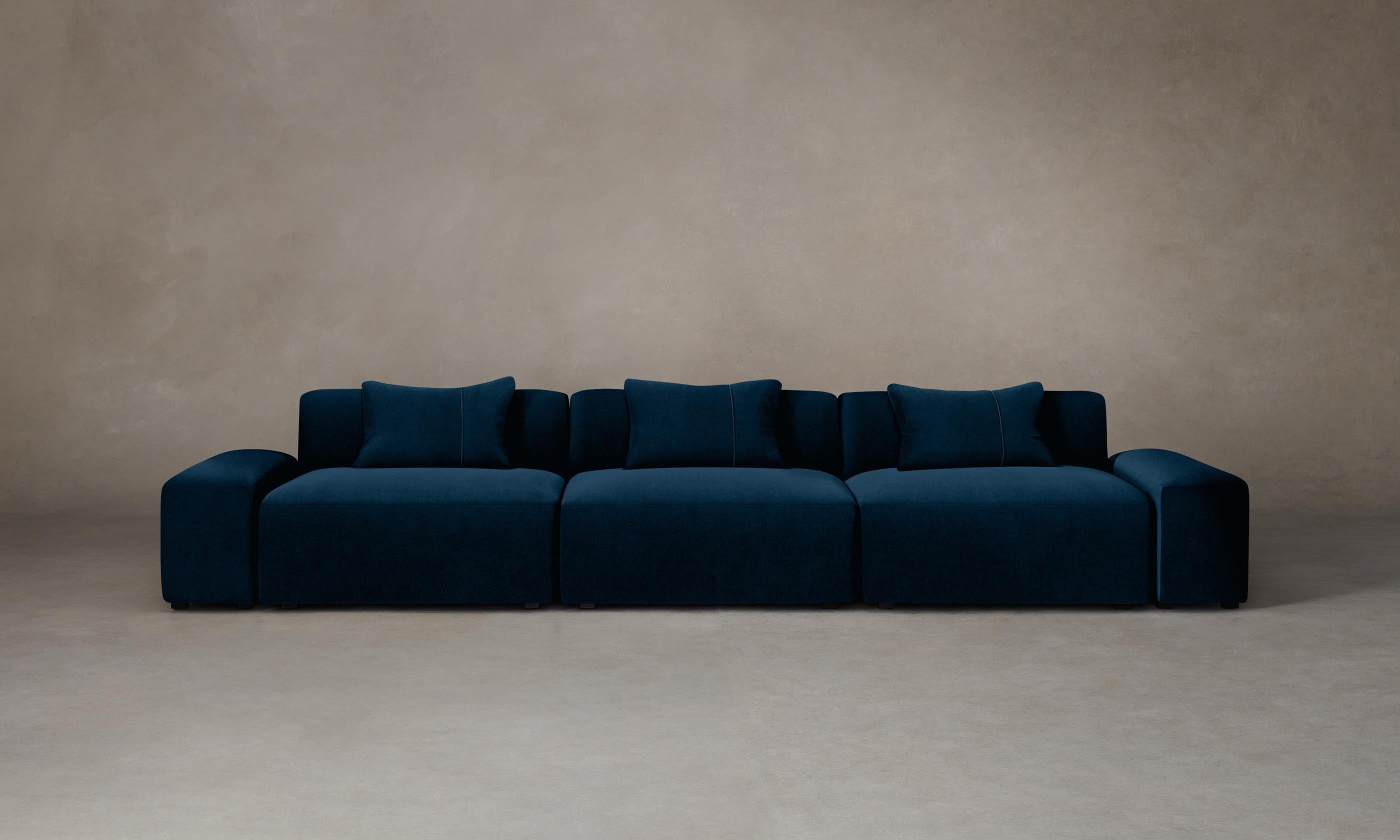 The Breuer Modular Sectional Sofa - Premium Mohair Admiral Fabric - Perfect for Living Room, Lounge & Home Theater Seating
