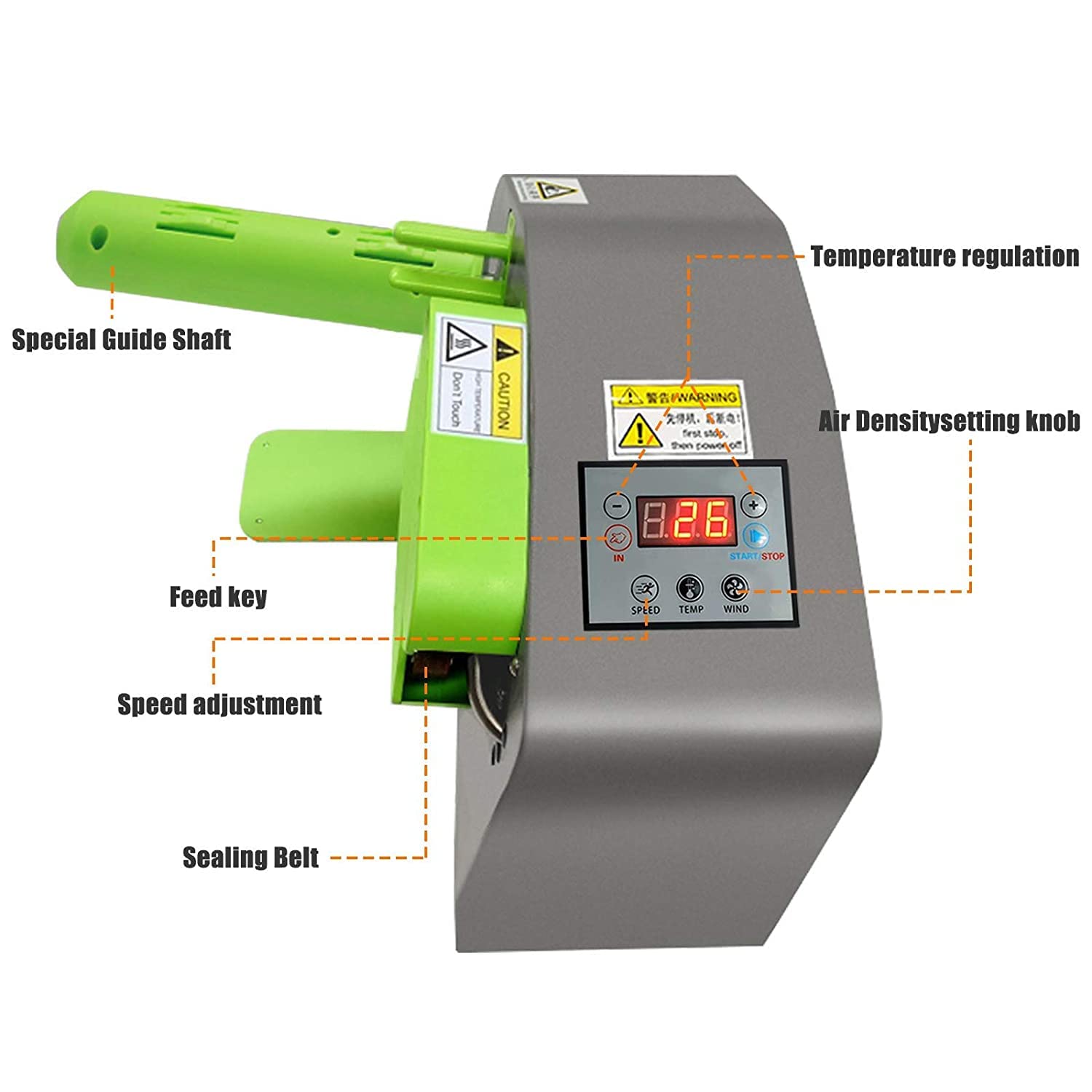 Portable Air Cushion Machine - 12 M/Min High Speed Inflatable Packaging System with Adjustable Widths for Bubble Wrap, Shipping Protection & E-commerce Packaging