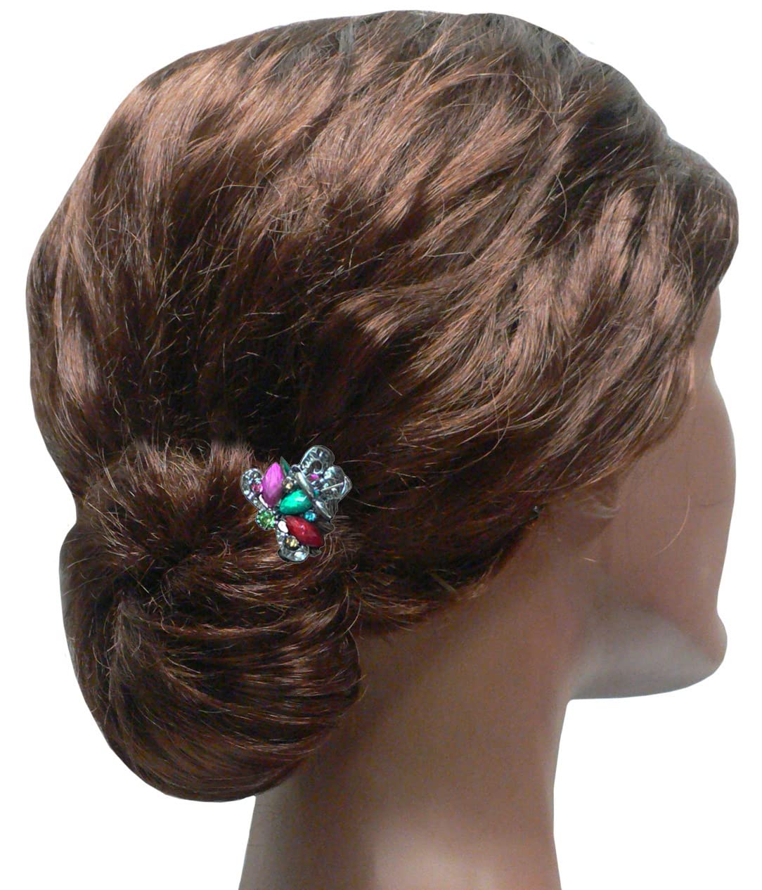 2 Sets of 16 Tiny Metal Hair Claws - Lightweight Jaw Clips for Women & Girls - Perfect for Updos, Ponytails & Everyday Hairstyles (U864175-0580-8-2)