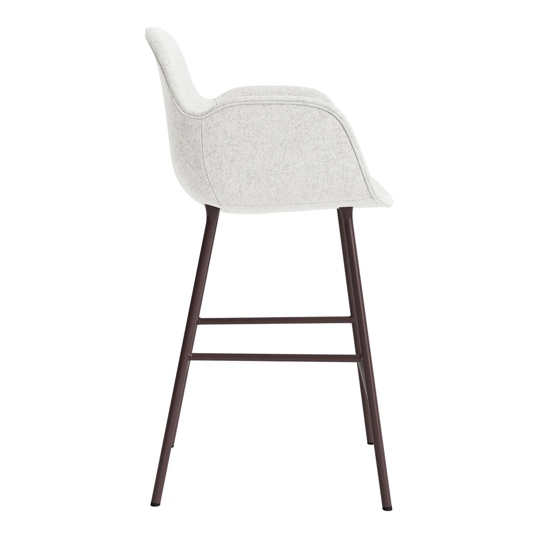 Stylish Fully Upholstered Form Counter Armchair - Perfect for Kitchen Islands, Breakfast Bars & Home Dining Areas