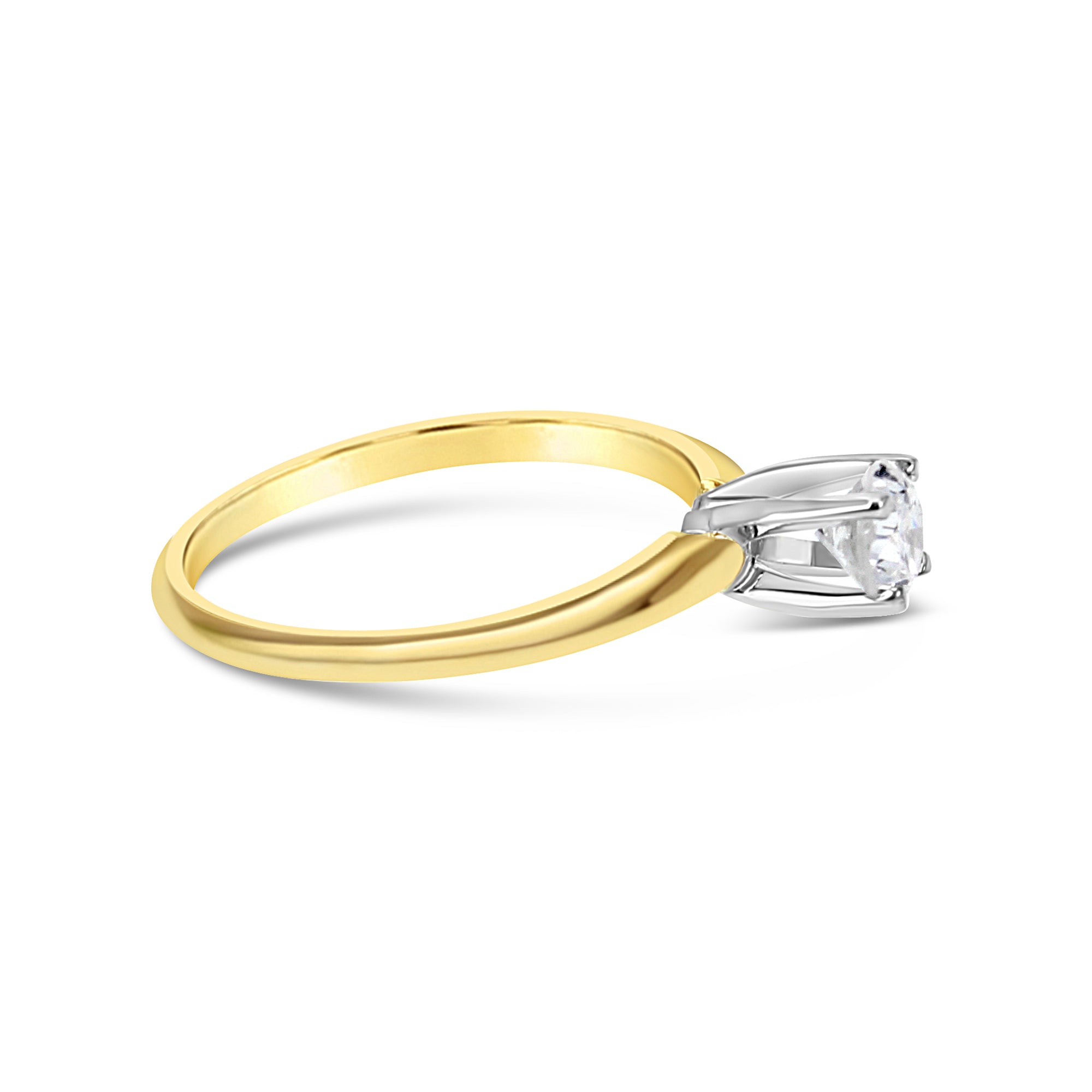 0.25 Carat Round Brilliant Cut Solitaire Diamond Engagement Ring - Perfect for Proposals, Anniversaries & Special Occasions