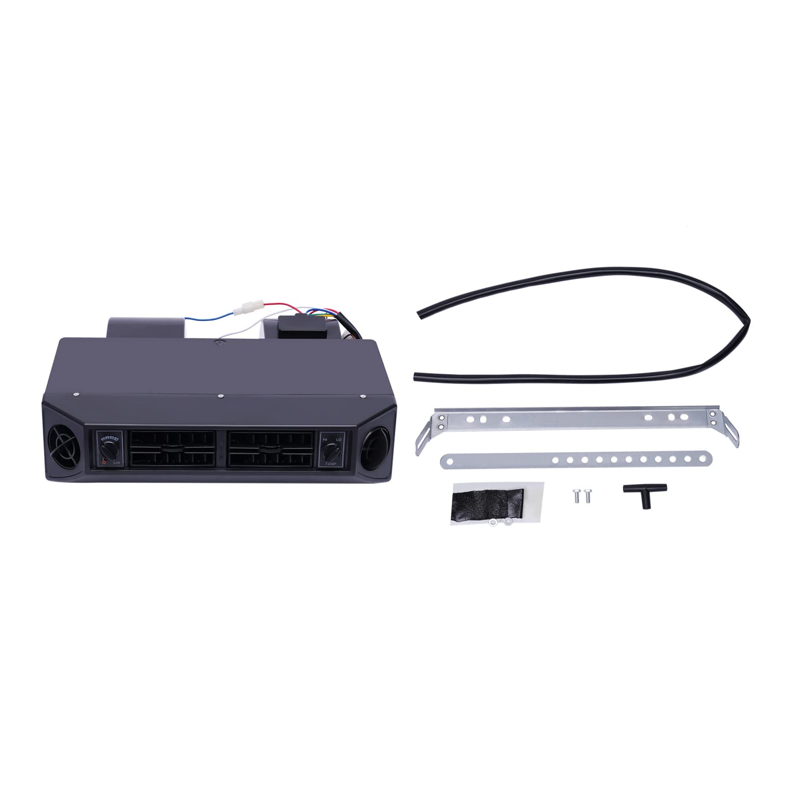 12V Universal Car Truck AC Evaporator Kit - Under Dash Heating & Cooling Unit with 3 Speed Settings | Perfect for Vehicle AC System Repair & Replacement | Ideal for Summer Driving Comfort and Winter Defrosting