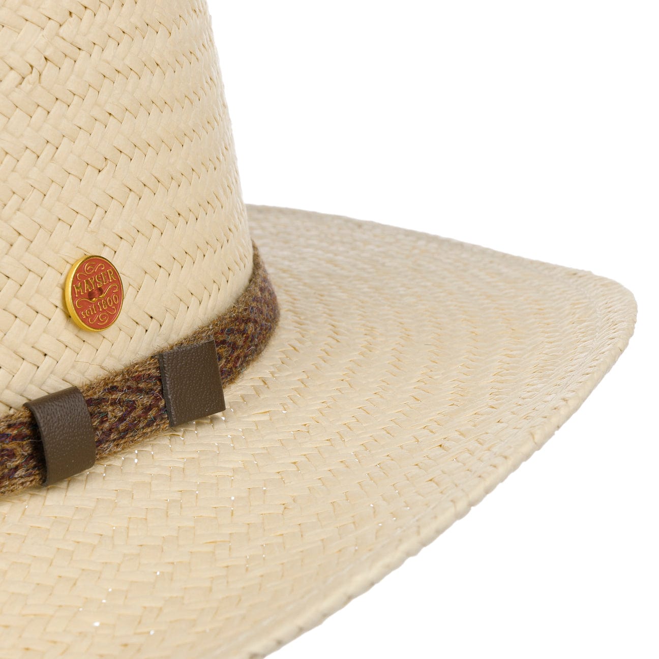 Stylish Mayser Maxwell Western Straw Hat for Women & Men - Perfect for Summer, Beach, Outdoor & Cowboy Fashion