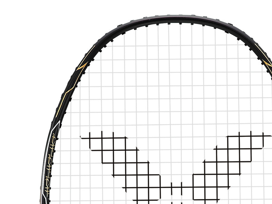 Victor Thruster K Falcon Enhanced Edition Badminton Racket - Demo Rental for Training & Competitive Play - Lightweight & Durable Carbon Fiber Shuttlecock Racket for Indoor/Outdoor Sports