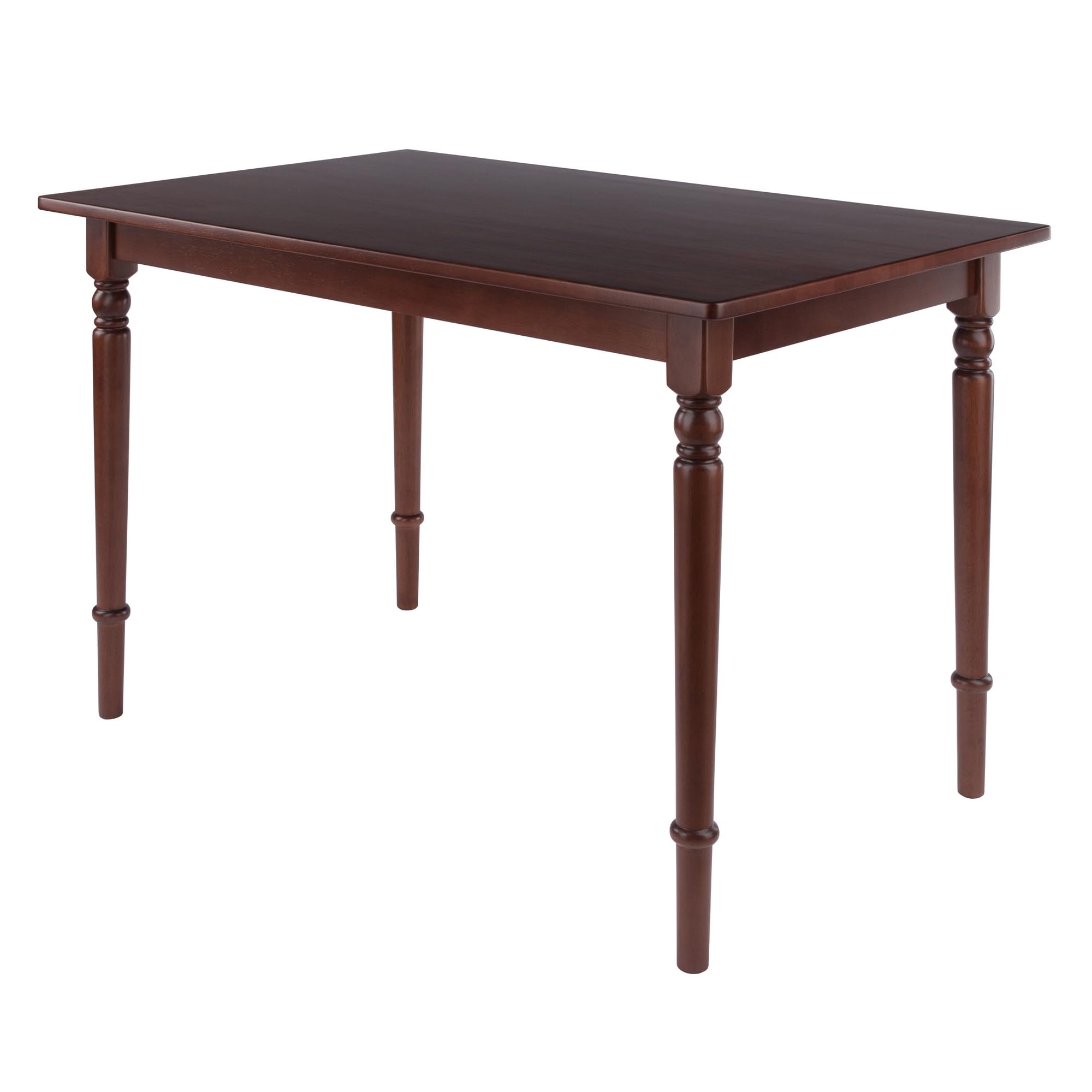 Winsome Ravenna 47-inch Rectangular Walnut Dining Table for 6 People - Perfect for Family Meals & Kitchen Gatherings