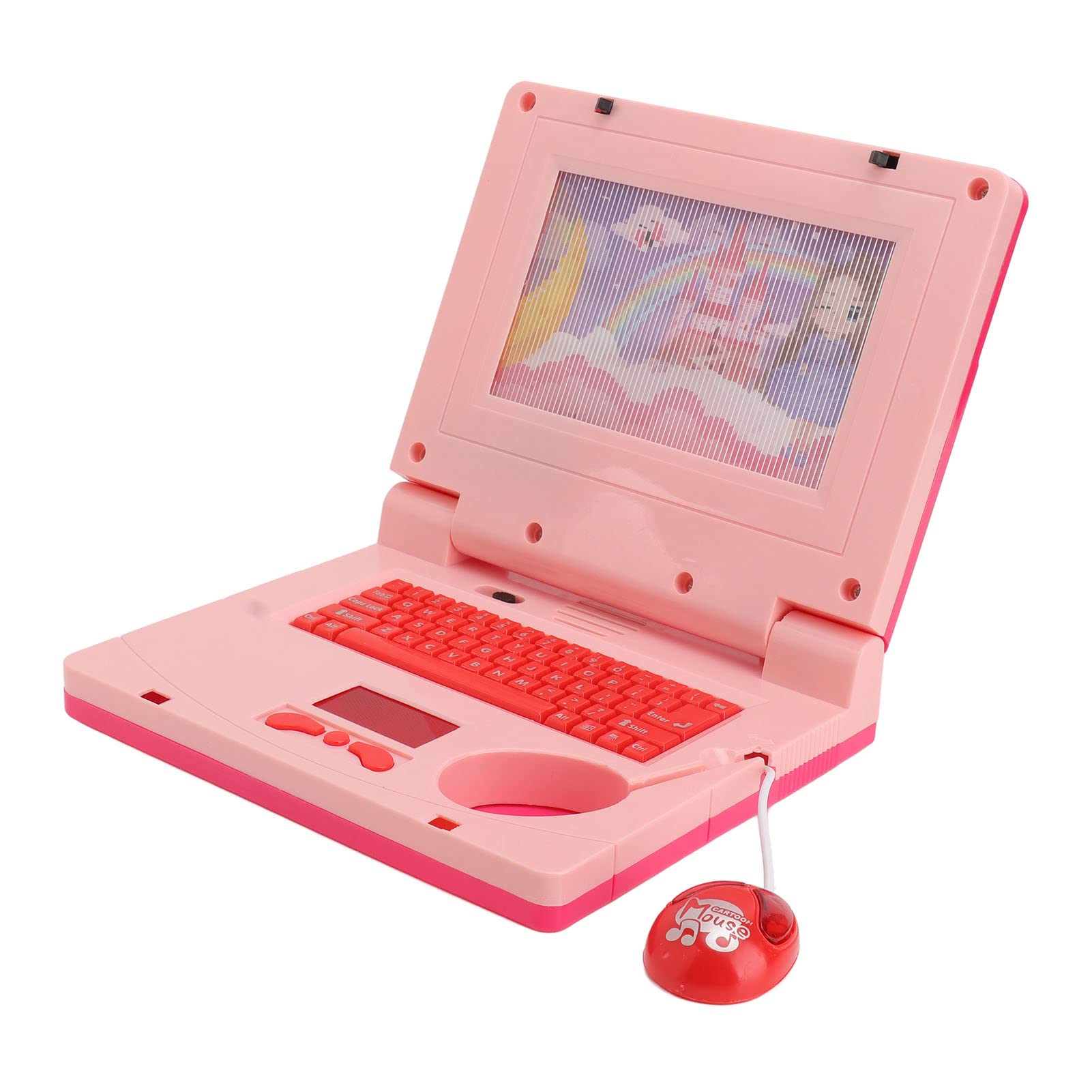 Kids' Purple Learning Laptop - Interactive Educational Computer with Retractable Mouse for Home & Classroom Learning