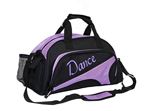 WENDYWU Girls & Women Ballet Dance Duffel Bag - Gym Sports Travel Shoulder Crossbody Carry On Bag for Dance Class, Workout & Travel