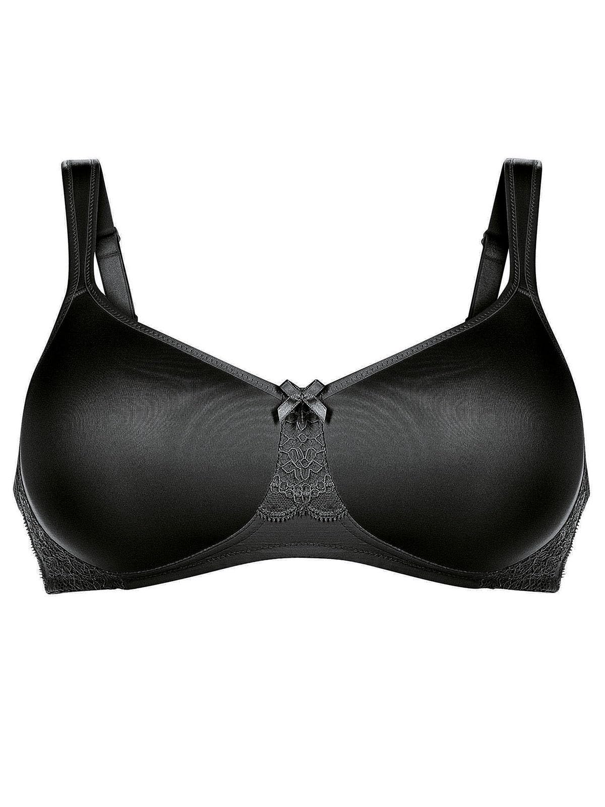 Anita Women's Havana Comfort Bra 5811 - Wireless Support for Yoga, Gym & Everyday Wear - Black