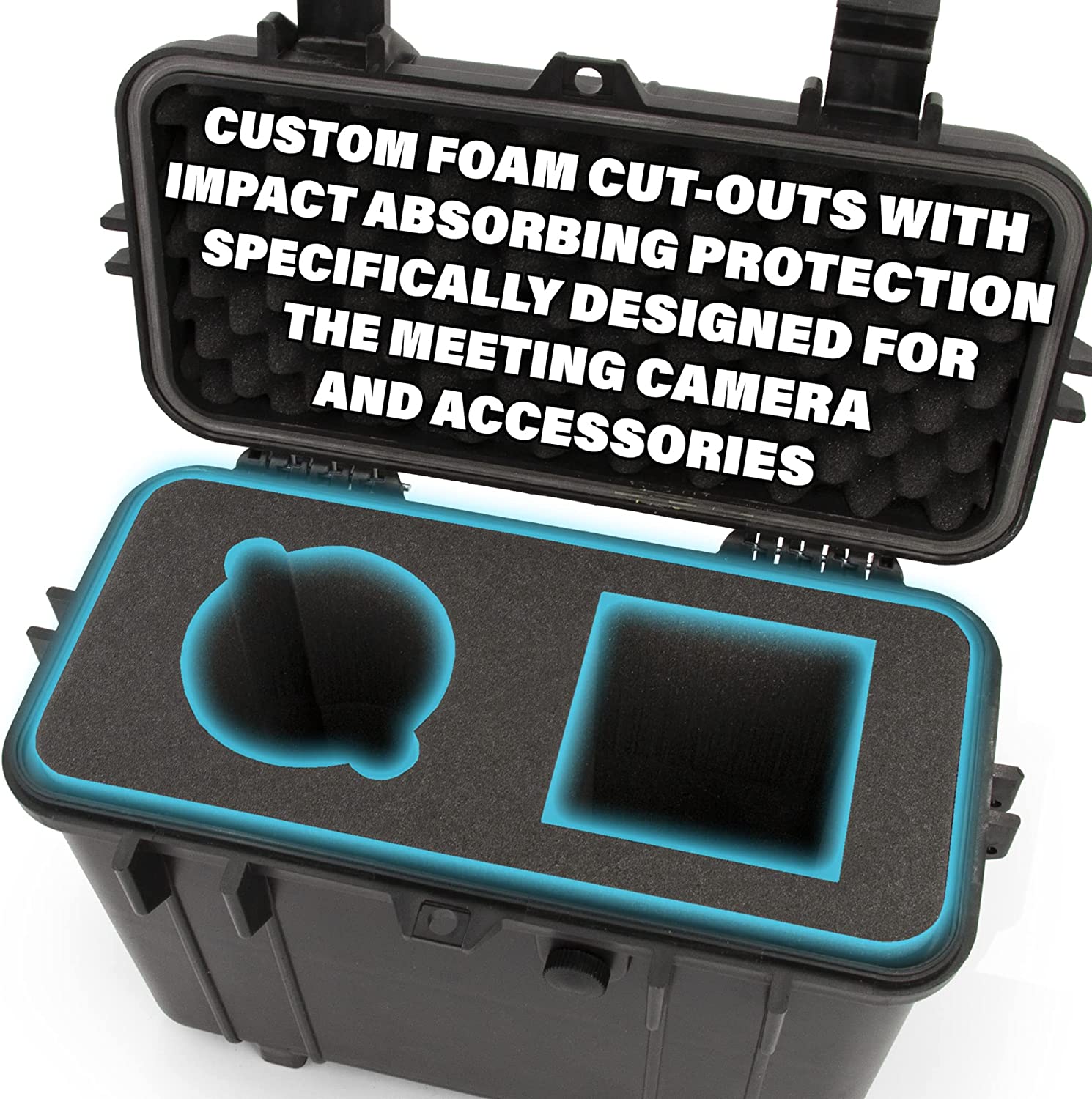 Waterproof Case for Meeting Owl Pro 360° Video Conference Camera - Protective Cover Compatible with Owl Camera Accessories - Ideal for Outdoor Meetings, Travel & Secure Storage