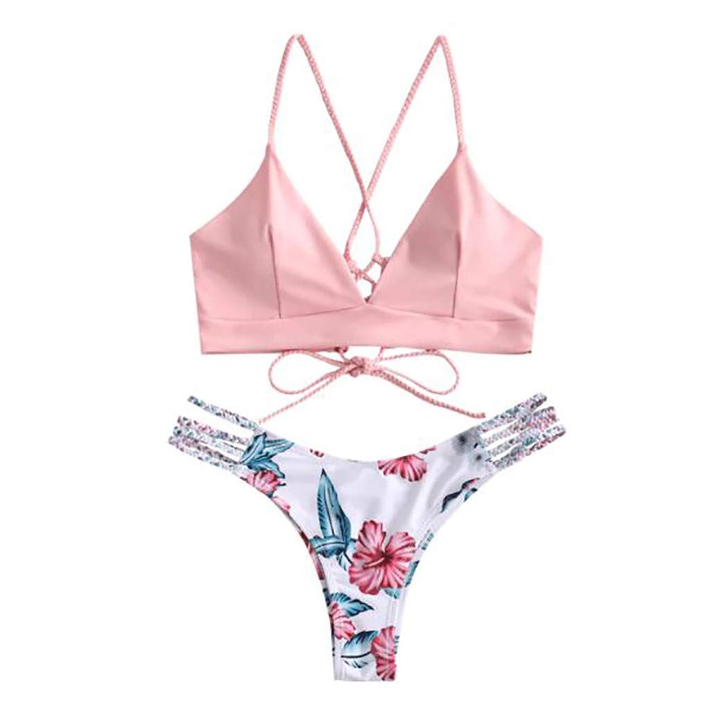 Sexy Women's Two Piece Bikini Swimsuit Set - High Waisted Bathing Suit for Beach, Pool & Summer Vacations