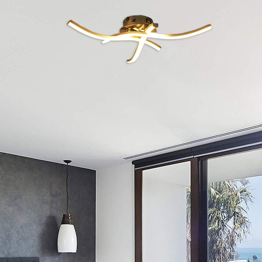 Totority 1pc LED Ceiling Light Fixture, Warm White Creative Chandelier Lamp - Perfect for Living Room, Bedroom, and Dining Room Lighting