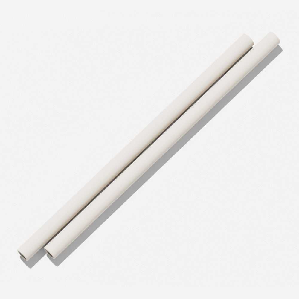 Eco-Friendly Reusable Silicone Straws (2 Pack) - BPA-Free, Dishwasher Safe, Perfect for Smoothies, Iced Coffee & Cocktails at Home or On-the-Go