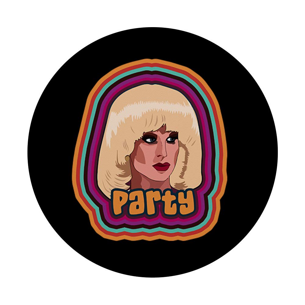Funny Drag Queen Moment PopSockets Swappable PopGrip - Phone Grip Stand for iPhone & Android - Perfect for Parties, Pride Events & LGBTQ+ Celebrations