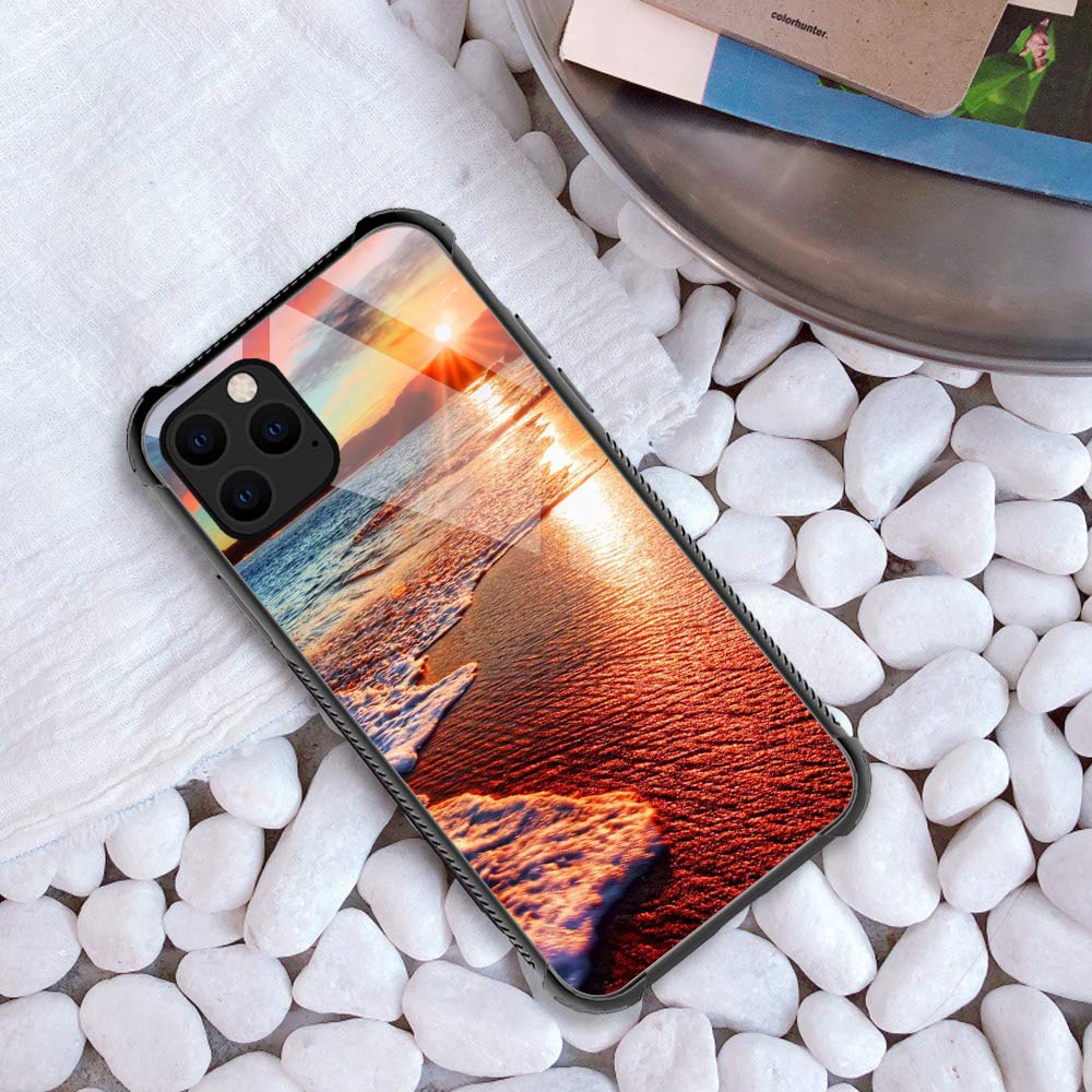 Premium Shockproof iPhone 13 Pro Max Case with Sunset Design - Slim Fit 6.7 Inch Protective Cover | TPU Material, Camera Protection & Lightweight for Women | Perfect for Daily Use, Travel & Outdoor Activities