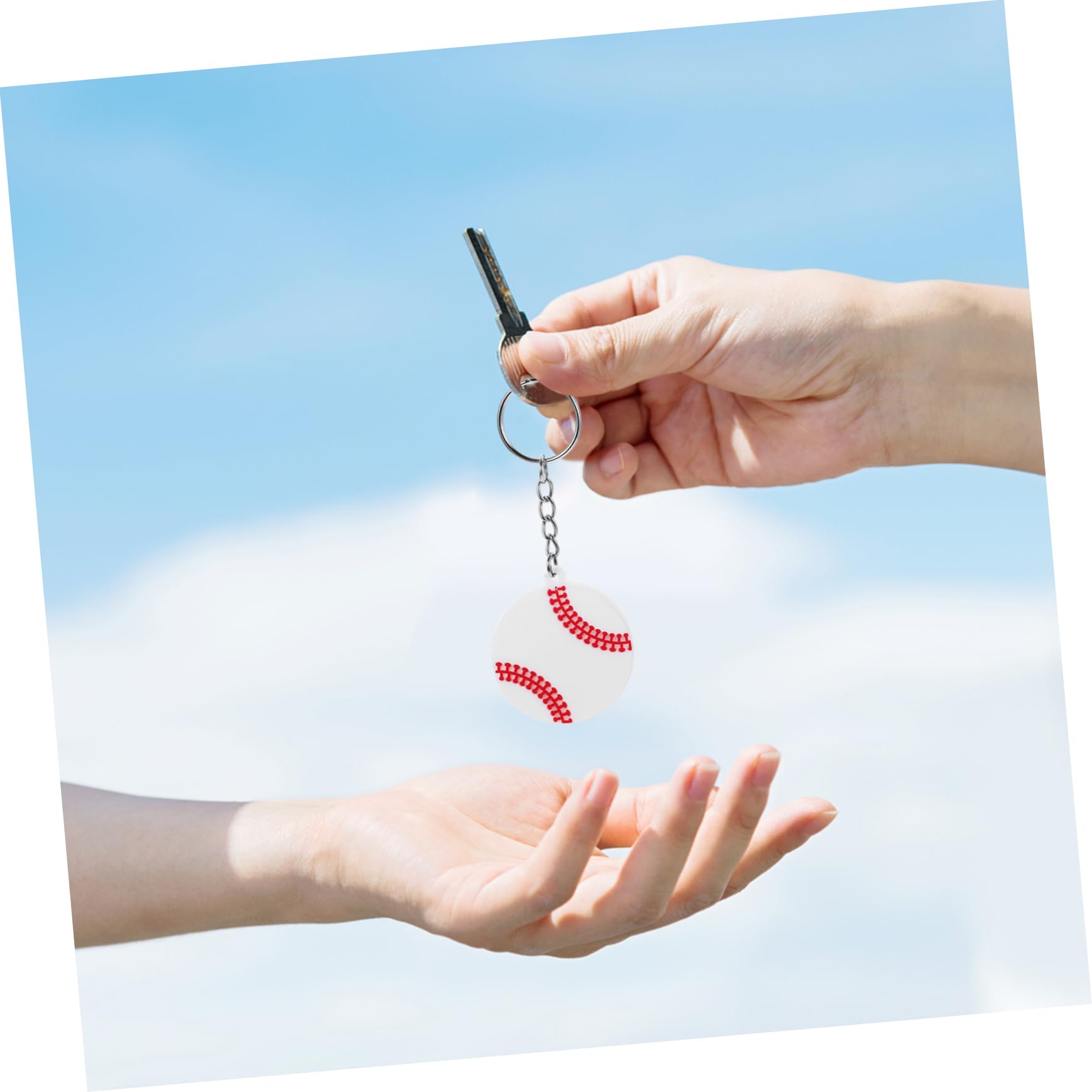 MUSISALY 20pcs Volleyball Keychains Bulk - Durable PVC Charm Keyrings for Sports Lovers, Team Gifts & Party Favors - Perfect for Volleyball Players, Coaches & Fans (Great for Tournaments, Fundraisers & School Events)