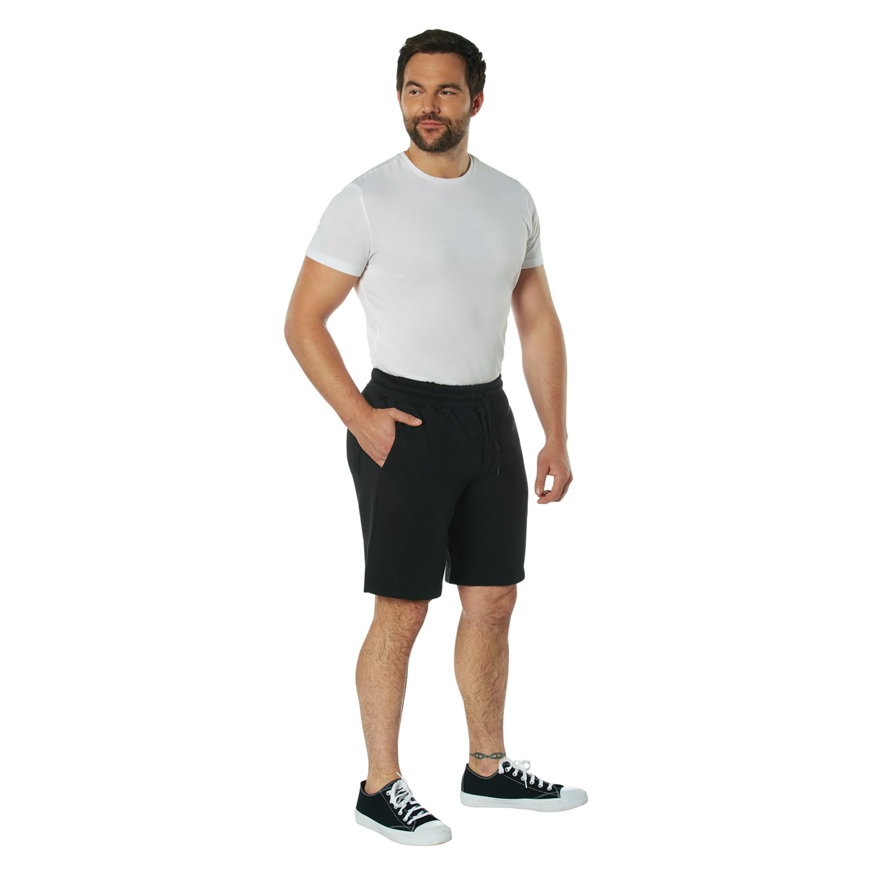 Rothco SweatShorts for Men - Soft Comfortable Athletic Shorts with Pockets for Home, Gym, Running & Lounge Wear | Casual Workout & Relaxation Shorts