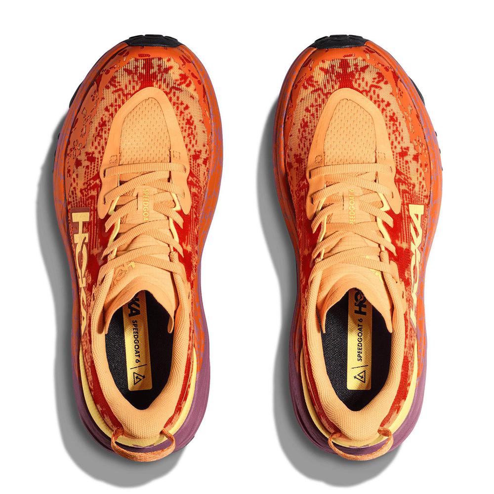 Hoka Men's Speedgoat 6 Trail Running Shoes - Lightweight & Cushioned for Hiking, Jogging & Outdoor Adventures