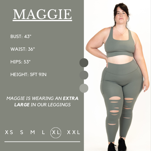 Tear It Up 2.0 High-Waisted Yoga Leggings | Dried Sage Color | Perfect for Workouts, Running & Lounge Wear
