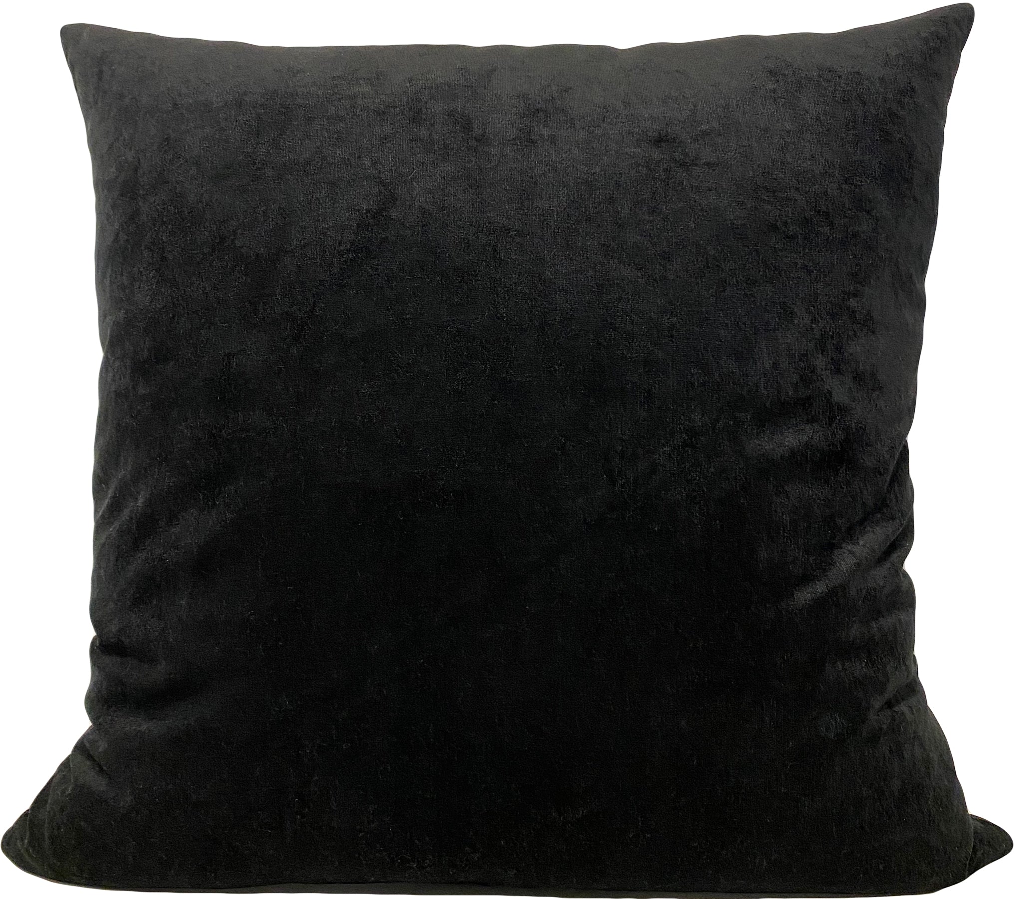 Premium Royal Black Euro Pillow Cover 25x25 - Soft Luxury Bedding for Sofa, Bed & Home Decor - Perfect for Living Room, Guest Room & Hotel Styling