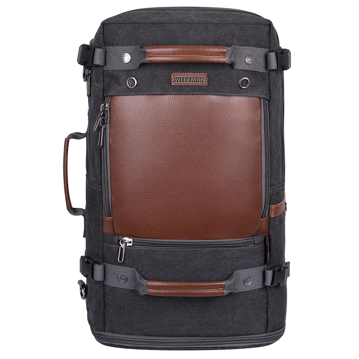WITZMAN Travel Backpack Carry-on Luggage with Shoe Compartment - Perfect for Gym & Weekend Trips