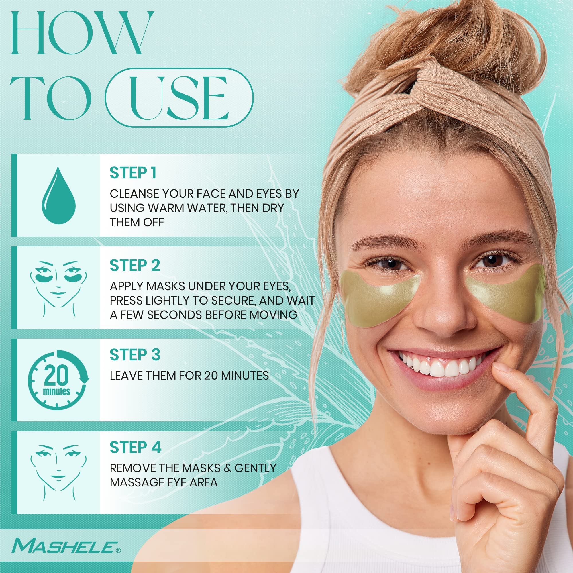 60pcs Korean Aloe Vera Collagen Under Eye Gel Patches - Dark Circle & Puffiness Treatment, Anti-Wrinkle Eye Mask for Women & Men - Hydrating & Soothing for Tired Eyes | Perfect for Night Routine, Travel & Post-Makeup Care