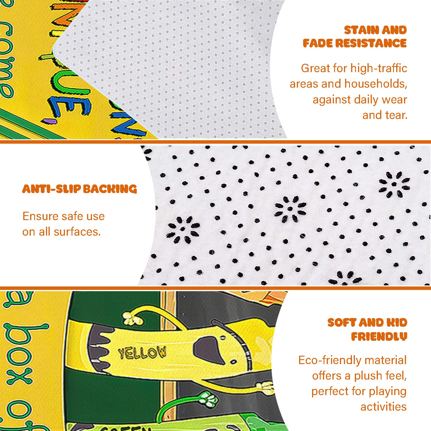 5x7 Classroom Rug for Kids - God Says You Are Special Play Mat for Preschool, Playroom & Home - Non-Slip Educational Floor Carpet for Boys & Girls - Perfect for Story Time, Nap Time & Learning Activities
