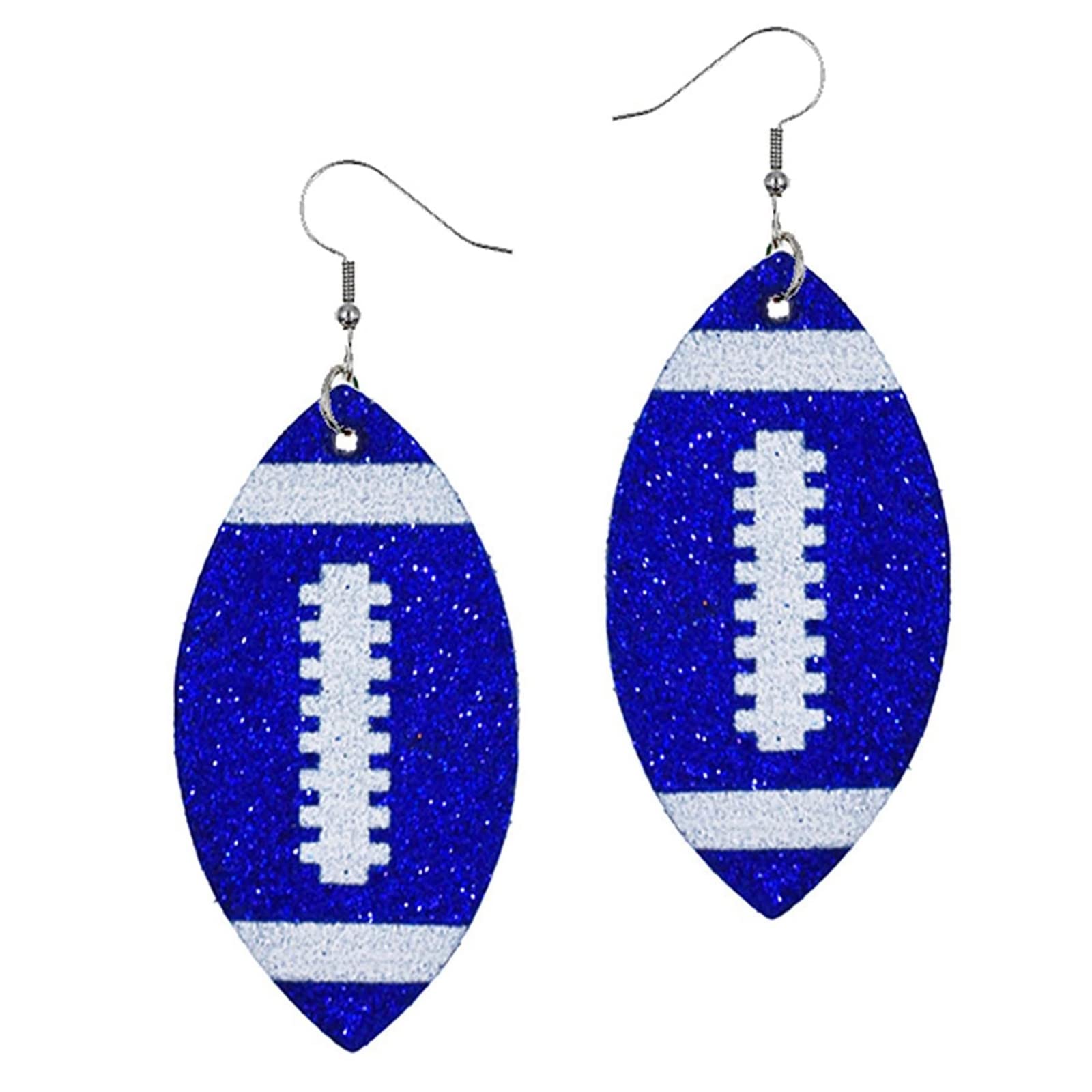 Football Earrings for Women - Stylish Soccer Jewelry Gift for Team Moms & Girls - Perfect Football Accessories for Games, Parties & Fan Support